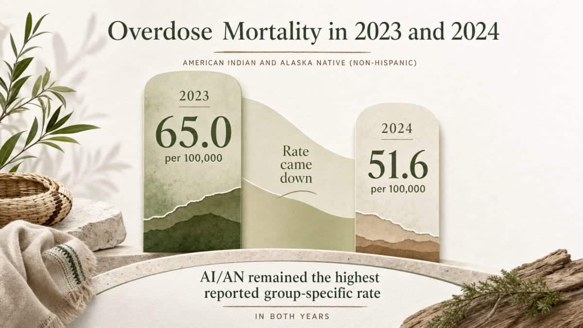 Directly supports the section's cited CDC mortality figures for AI/AN populations in 2023 and 2024
