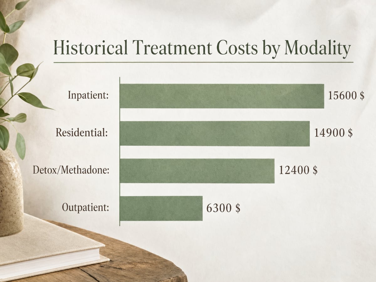 Chart showing Historical Treatment Costs by Modality